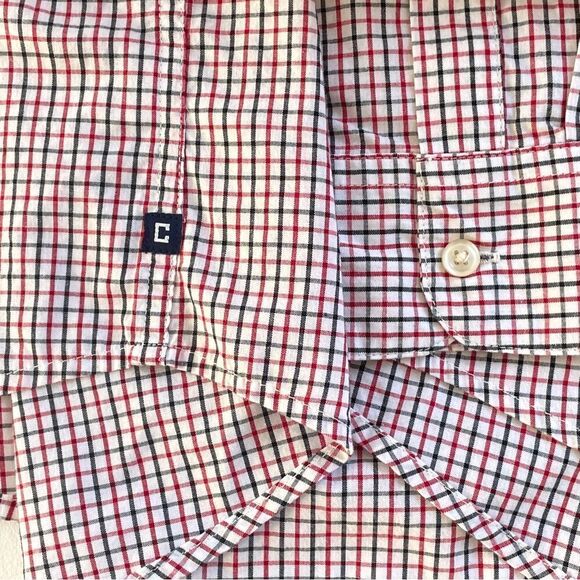 Chaps Check Plaid Men’s Long Sleeve Button Down Shirt Size Medium - Picture 4 of 7